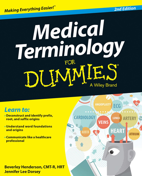 Cover Medical  Terminology for Dummies
