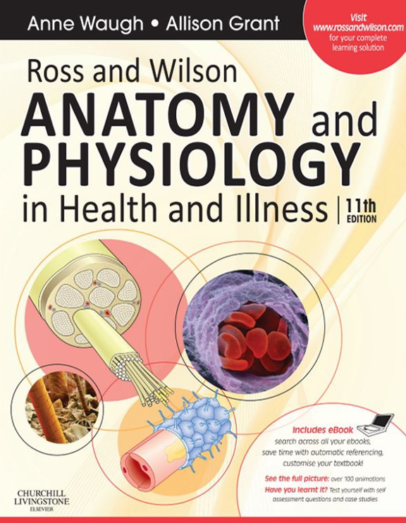 Cover Ross and Wilson ANATOMY and PHYSIOLOGY in Health and Illness