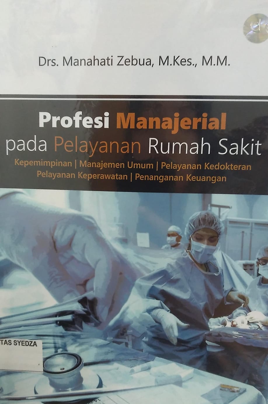 Cover Profesi Manajerial pada Pelayanan Rumah Sakit