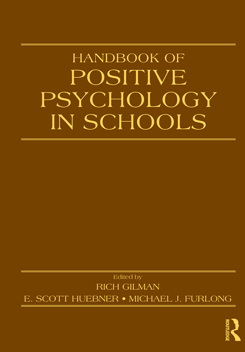 Cover Handbook of Positive Psychology in Schools