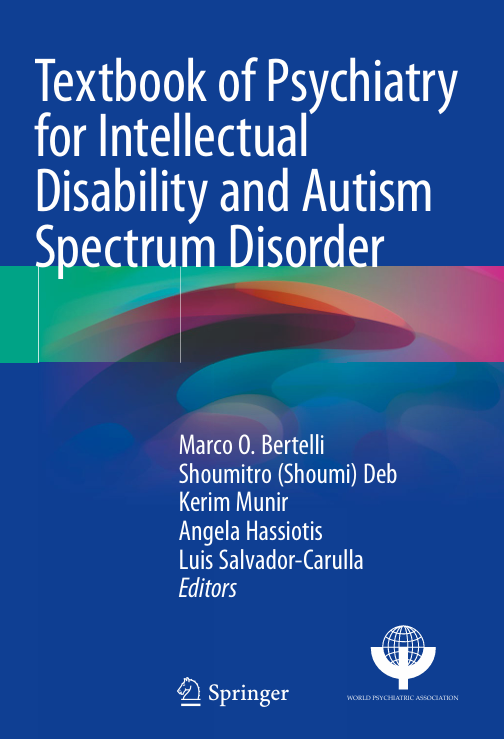 Cover Textbook of Psychiatry  for Intellectual   Disability and Autism  Spectrum Disorder